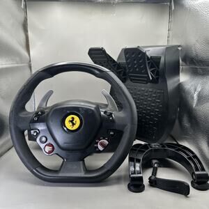 Thrustmaster T80 RW Ferrari 488 GTB Racing Wheel Pedals PS4 PS5 PC Simulator Set